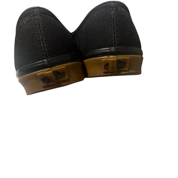 Vans Men's “Authentic Shoe” black w/ Brown sole size 10 men’s - Picture 4 of 6